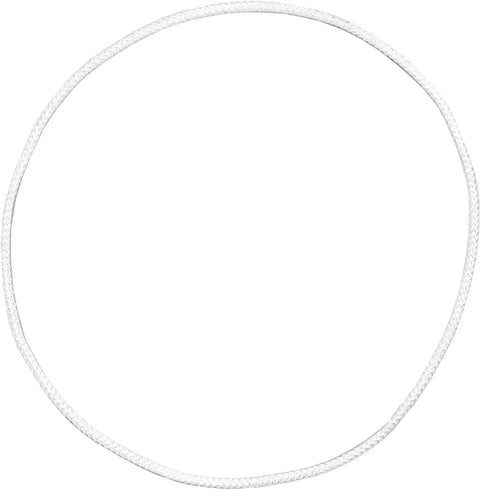 10ft Braided Polycord for Beaded Jump Rope - 4mm Accessory Elite Jumps White - 1/8"