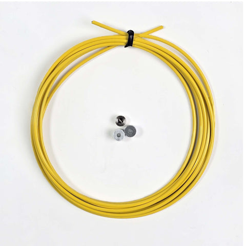 COMP Freestyle Cord - PVC Coated Stainless Steel Cable Accessory Elite Jumps 2.5mm - yellow - 9ft length