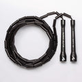 Do Hard Things® 1" Beaded Jump Rope Jump Rope Elite Jumps All Black