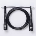 Boxer Training Jump Rope - 5mm PVC Jump Rope Elite Jumps Black