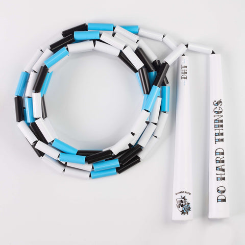Do Hard Things® - Edge 1" Beaded Jump Rope Jump Rope Elite Jumps Arctic