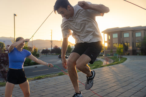 Watermelon Double Dutch - Pair of 14ft Ropes Jump Rope Elite Jumps