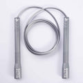 Freestyle Jump Rope - 4mm PVC with Long 8" Handle Jump Rope Elite Jumps Silver