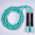 Heavy Beaded (1/2 lb) Fitness Jump Rope Jump Rope Elite Jumps Turquoise