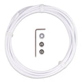 COMP Freestyle Cord - PVC Coated Stainless Steel Cable Accessory Elite Jumps 3.2mm - white - 10ft length