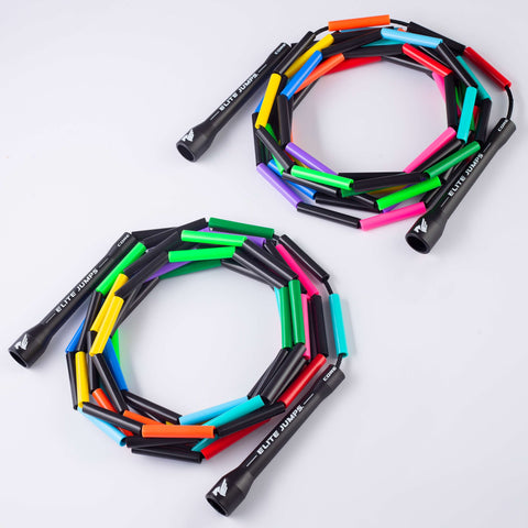 Rainbow Redux Double Dutch - Pair of 14ft Ropes Jump Rope Elite Jumps