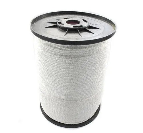 1000ft Spool of Poly Cord for beaded ropes - 3.2mm - (comes with 200 washers) Accessory Elite Jumps White - 1/8"