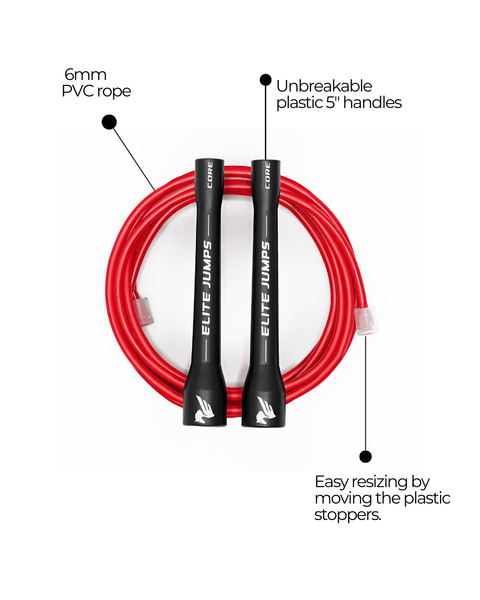 Core Jump Rope - 6mm PVC Jump Rope Elite Jumps
