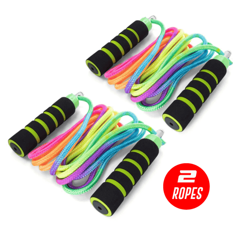 Rainbow Tie-Die Cloth Double Dutch Ropes Jump Rope Elite Jumps