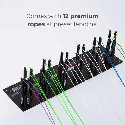 Gym Pack - Jump Rope Set & Wall Rack Accessory Elite Jumps