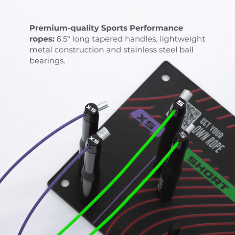 Gym Pack - Jump Rope Set & Wall Rack Accessory Elite Jumps