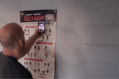 Jump Rope Skills & Warmup Poster Accessory Elite Jumps