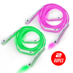 Light Show LED Double Dutch Jump Ropes - 12ft Jump Rope Elite Jumps