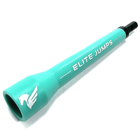 Spark 5.35" Long Jump Rope Handle – Single Accessory Elite Jumps Turquoise