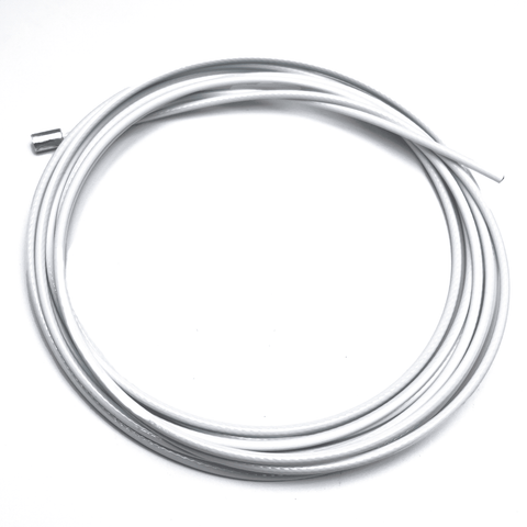 Nylon Coated Steel Speed Cable - 2.4mm Accessory Elite Jumps White 10ft
